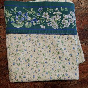 Laura Ashley Brambleberry Poly Cotton Flat Bed Sheet 66x92"